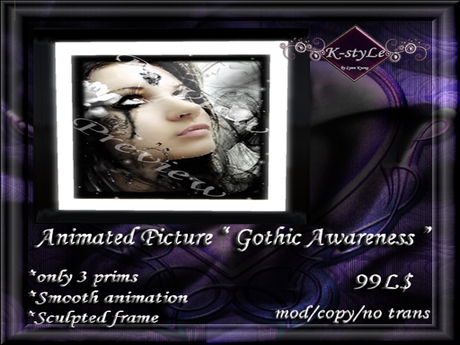 Second Life Marketplace - **Sexy Art** Gothic Awareness animated